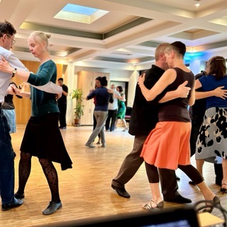 Umarmung im Tango